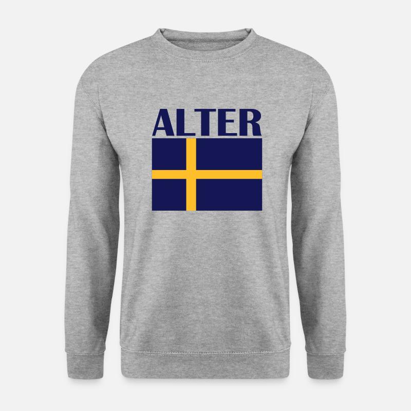 Alter Schwede - Unisex Pullover - Weißgrau meliert