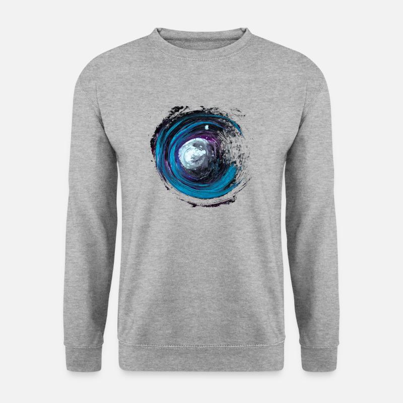 Ka - Unisex Pullover - Weißgrau meliert