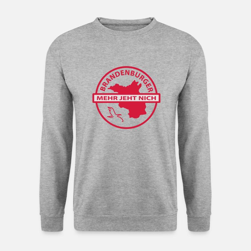 brandenburg - Unisex Pullover - Weißgrau meliert