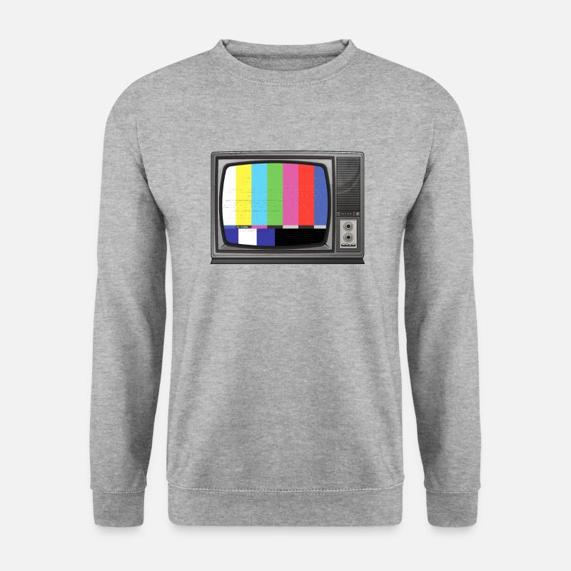 tv Signal - Unisex Pullover - Weißgrau meliert