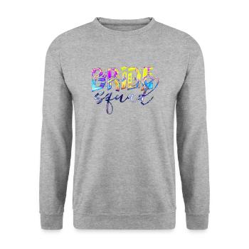 Bride bride wedding stag party bridesmaid party stag party - Unisex Sweatshirt - salt & pepper - Front - Alina (178cm) & Michal (187cm)