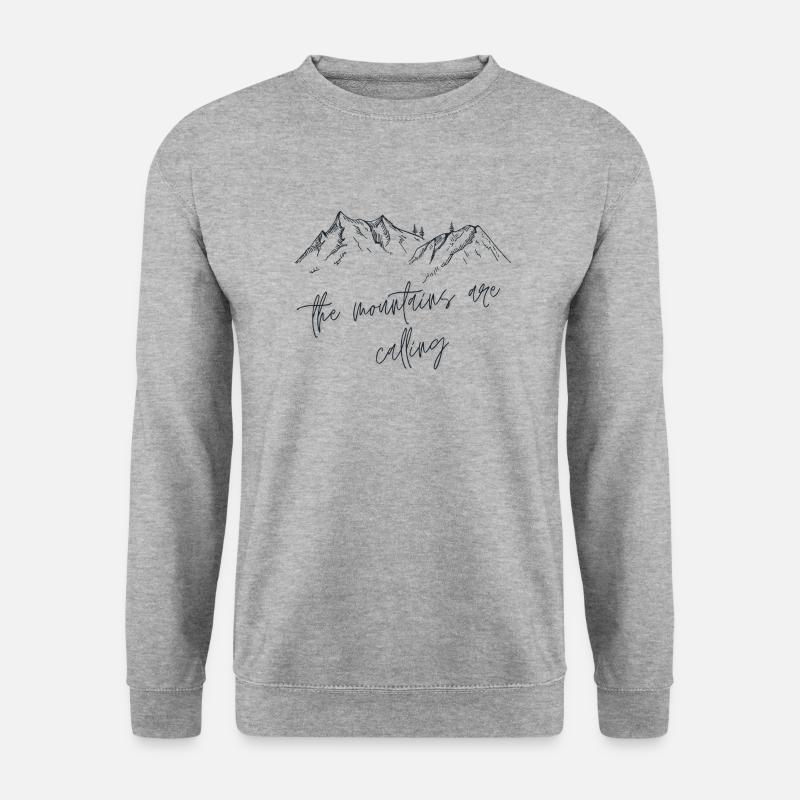 The Mountains are Calling - Unisex Sweatshirt - salt & pepper