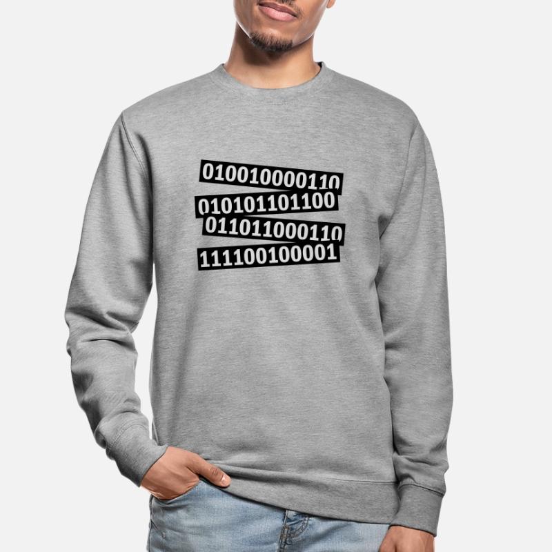 Binary Code Program Language Unisex Sweatshirt
