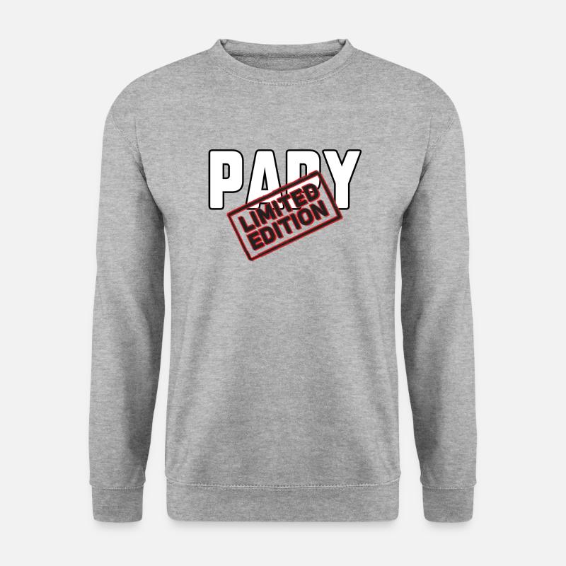 Opa limitierte Edition - Unisex Pullover - Weißgrau meliert