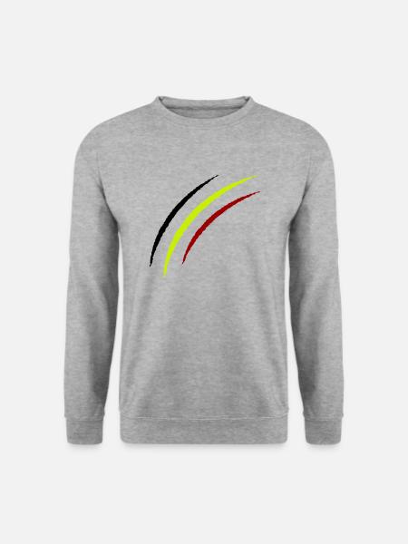 Griffes Belgique - Sweat-shirt Unisexe - gris chiné