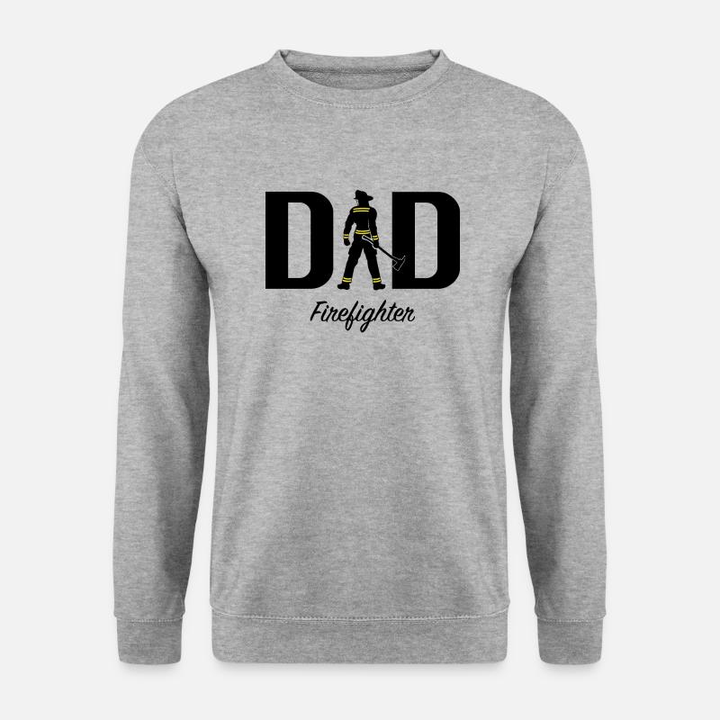 Dad firefighter - Unisex Sweatshirt - salt & pepper
