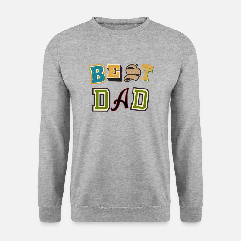 Sprüche - Unisex Pullover - Weißgrau meliert