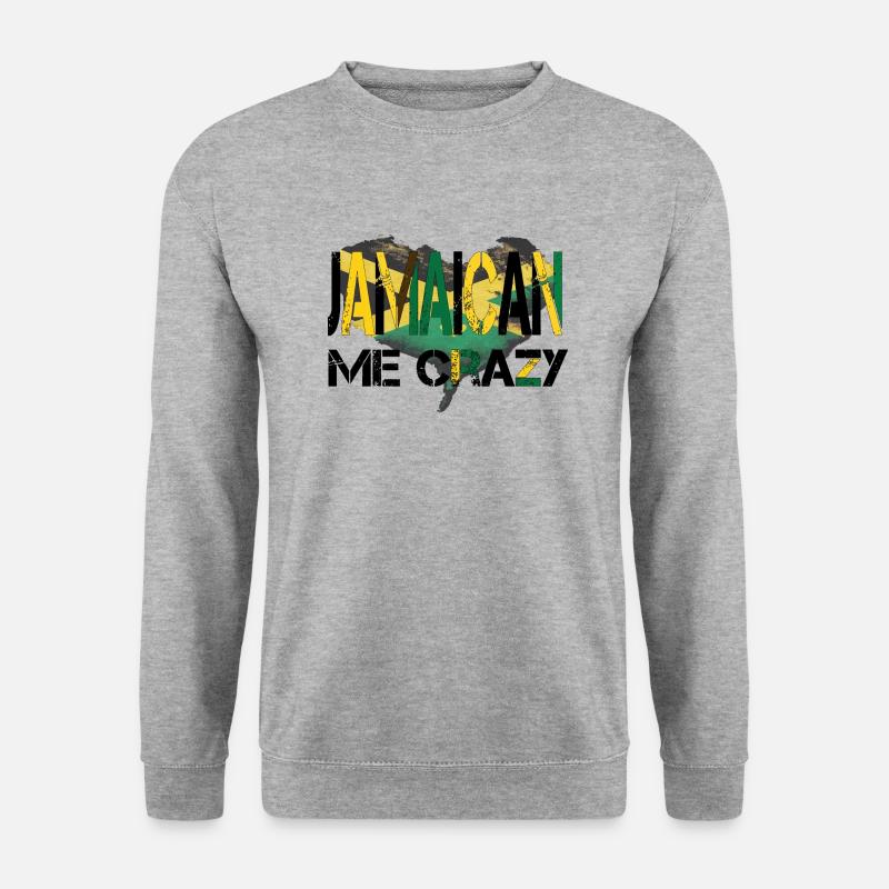 JAMAIKA - Unisex Pullover - Weißgrau meliert