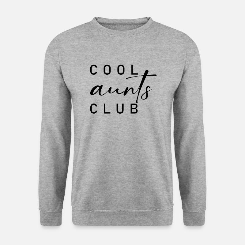 cool aunts club - Unisex Pullover - Weißgrau meliert