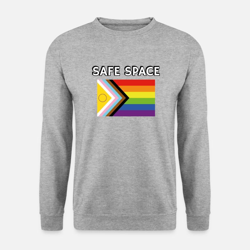 Inklusive Stolz - Unisex Pullover - Weißgrau meliert
