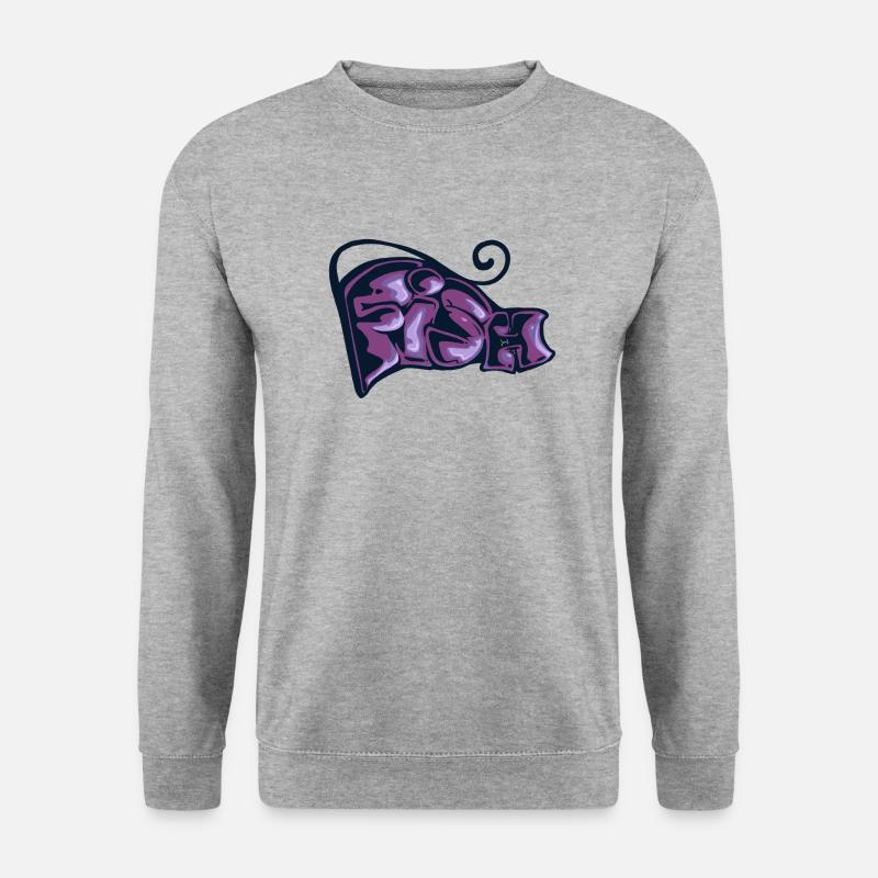 Graff Cat - Unisex Sweatshirt - salt & pepper