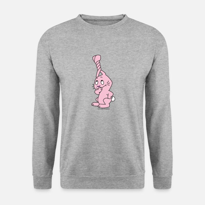 Rabbit with twisted ears - Unisex Sweatshirt - salt & pepper