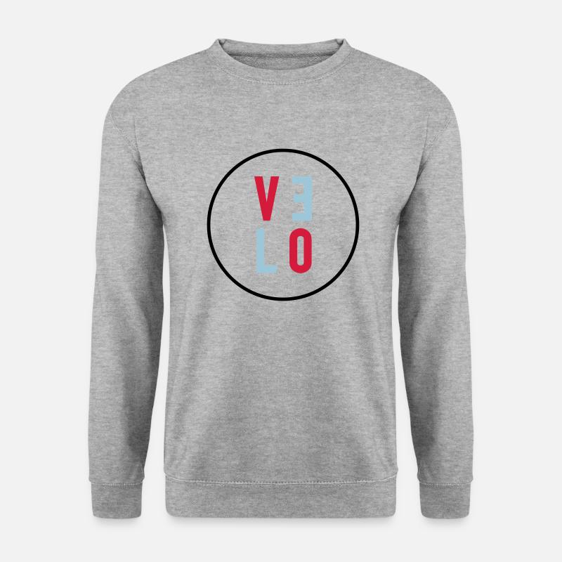 Velo - Unisex Pullover - Weißgrau meliert
