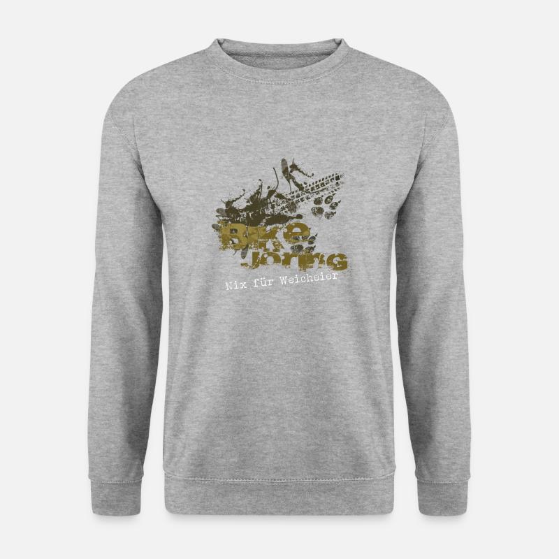 bikejöring1 - Unisex Pullover - Weißgrau meliert