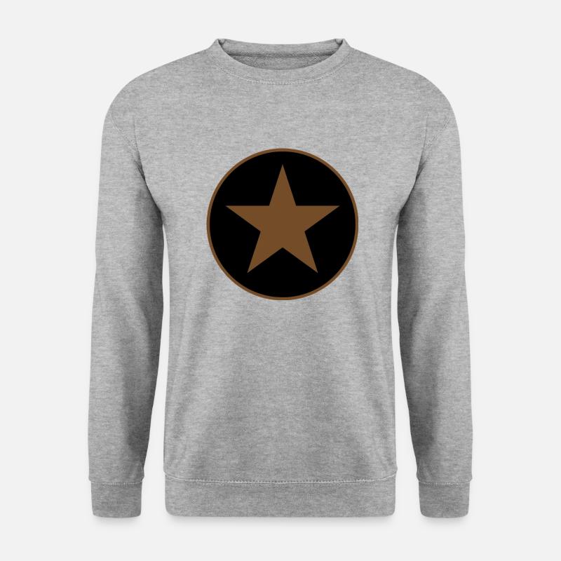 little star - Unisex Pullover - Weißgrau meliert