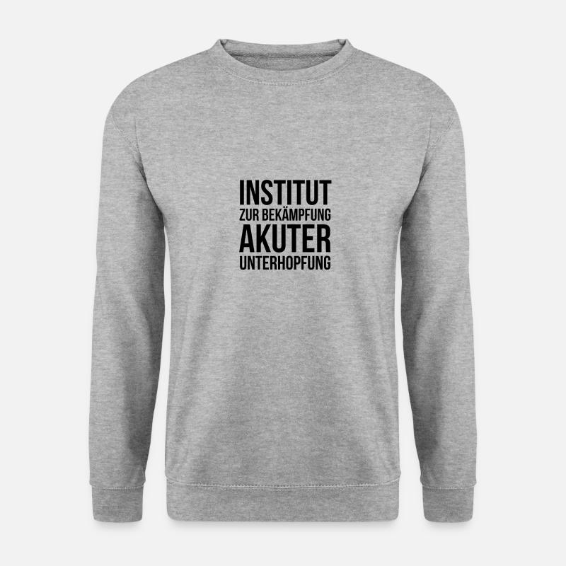Institut - Unisex Pullover - Weißgrau meliert