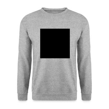 Square square box corners corner geometry - Unisex Sweatshirt - salt & pepper - Front - Alina (178cm) & Michal (187cm)