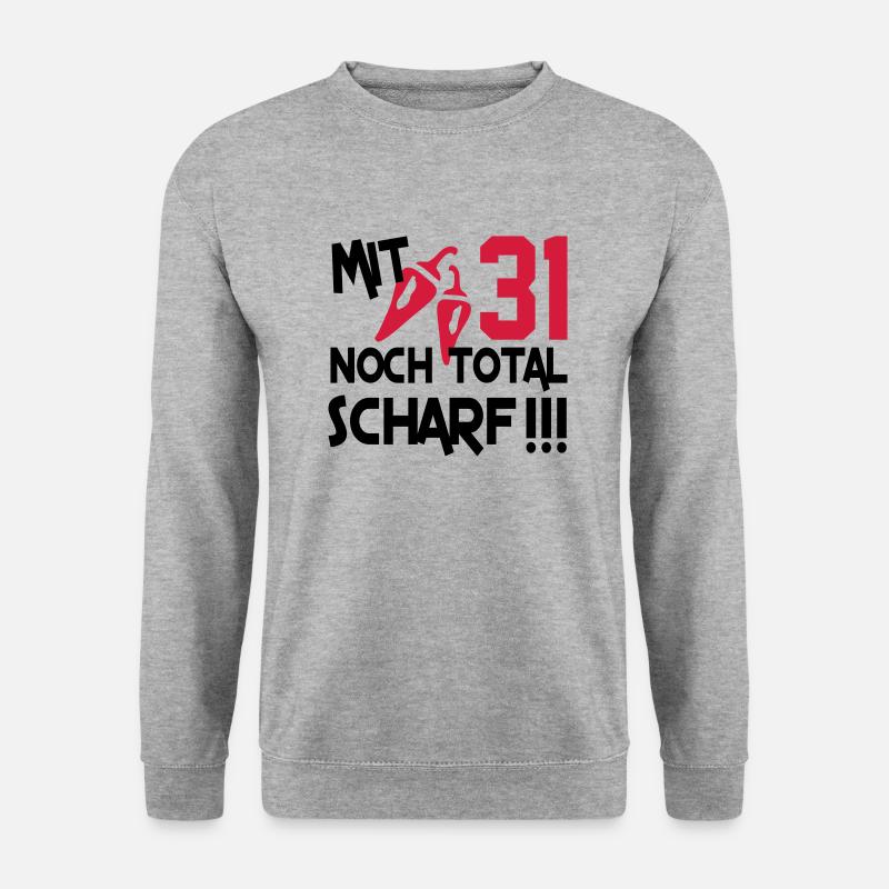 total_scharf_31 - Unisex Sweatshirt - salt & pepper