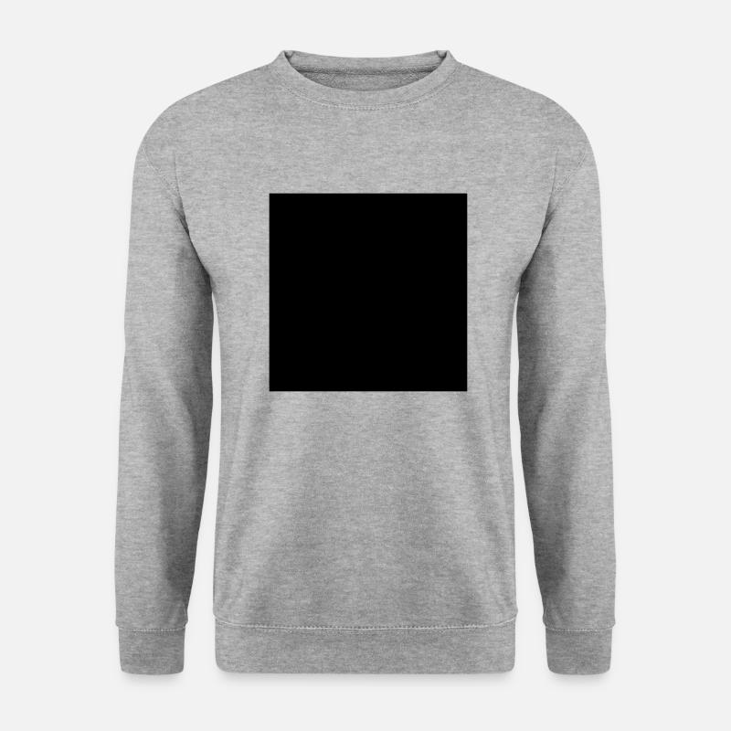 Math symbol - black square - Unisex Sweatshirt - salt & pepper