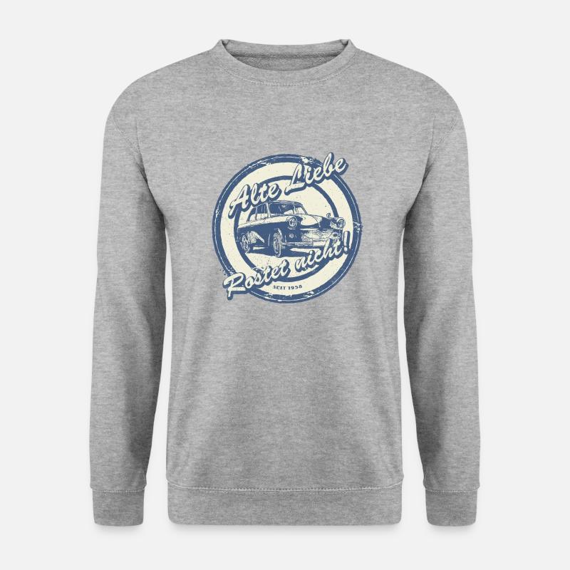Trabant P50 - Unisex Pullover - Weißgrau meliert