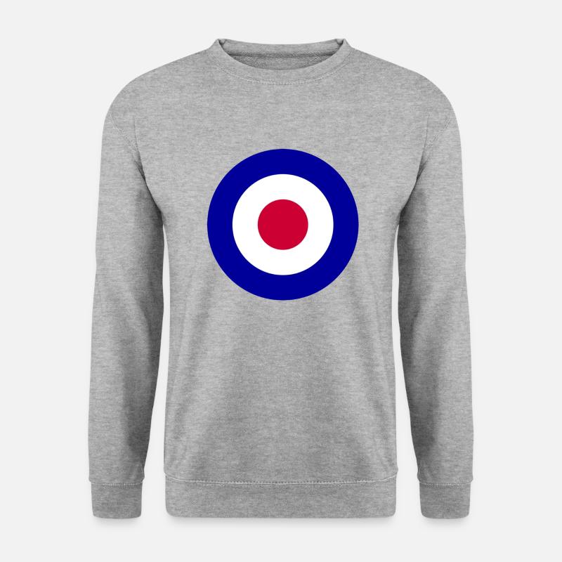 Mods Ziel - Unisex Pullover - Weißgrau meliert