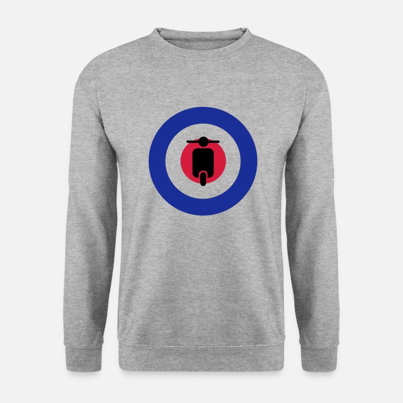 Roller Mods Ziel - Unisex Pullover - Weißgrau meliert