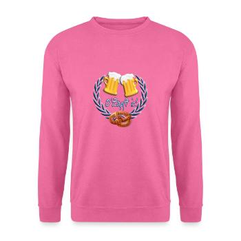 O Zapft est - Munich, pain d'épices à cœur de Maß - Sweat-shirt Unisexe - rose - Devant
