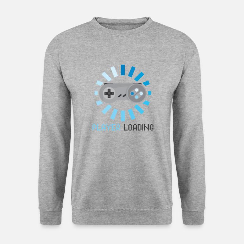 Vintage Blue Player Loading - Unisex Sweatshirt - salt & pepper