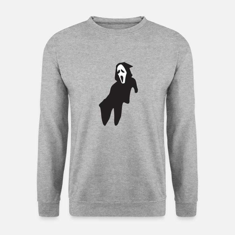 Scream - Unisex Pullover - Weißgrau meliert