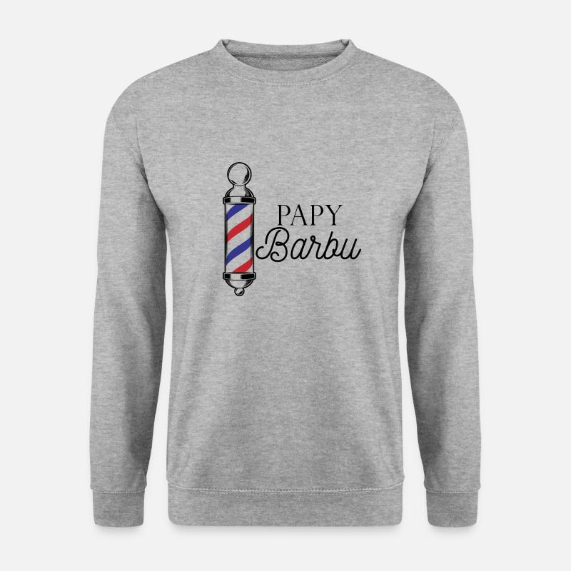 Bärtiger Opa - Unisex Pullover - Weißgrau meliert