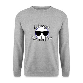 En route au nom du Seigneur - Sweat-shirt Unisexe - gris chiné - Devant - Alina (178cm) & Michal (187cm)