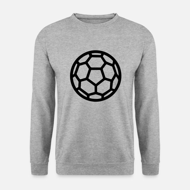 Handball - Unisex Pullover - Weißgrau meliert