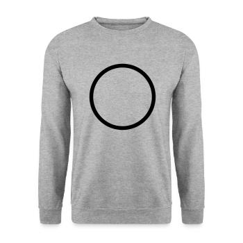 circle - Sweat-shirt Unisexe - gris chiné - Devant - Alina (178cm) & Michal (187cm)