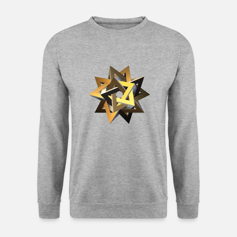 fractal - Unisex Sweatshirt - salt & pepper