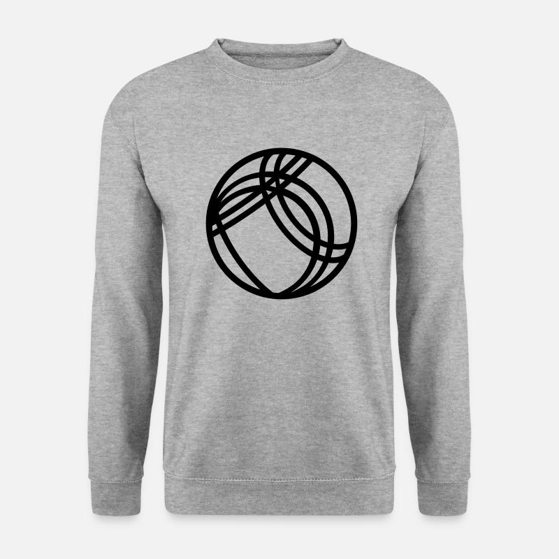 Boule - Unisex Pullover - Weißgrau meliert