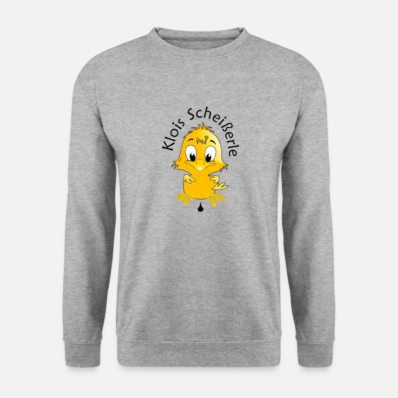 Klois Scheißerle - Unisex Pullover - Weißgrau meliert