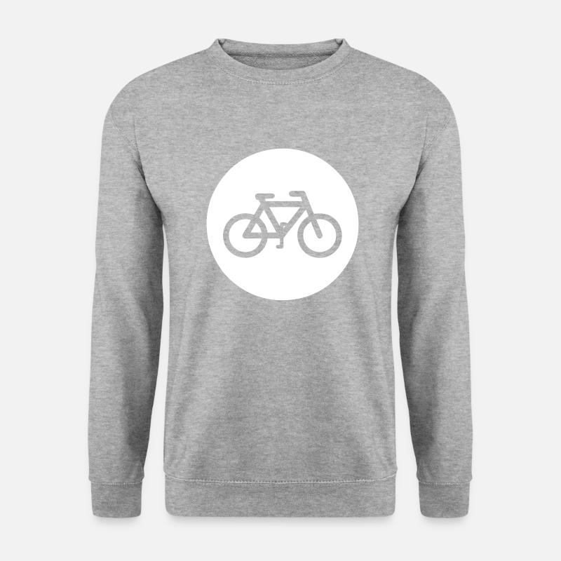 simple bicycle - Unisex Sweatshirt - salt & pepper