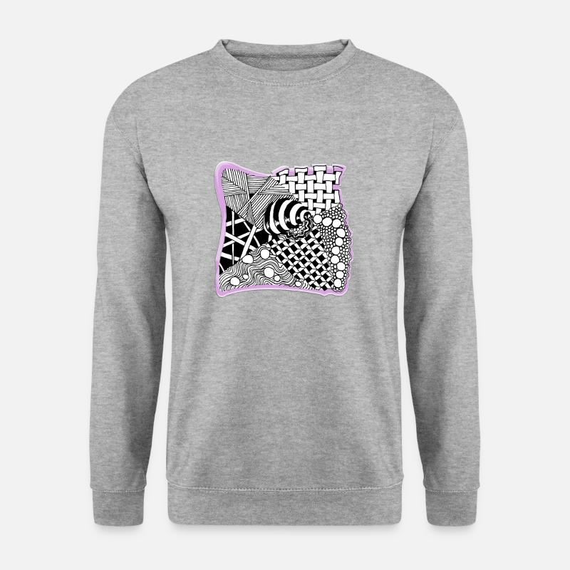 Zentangle pattern patterncontest - Unisex Sweatshirt - salt & pepper