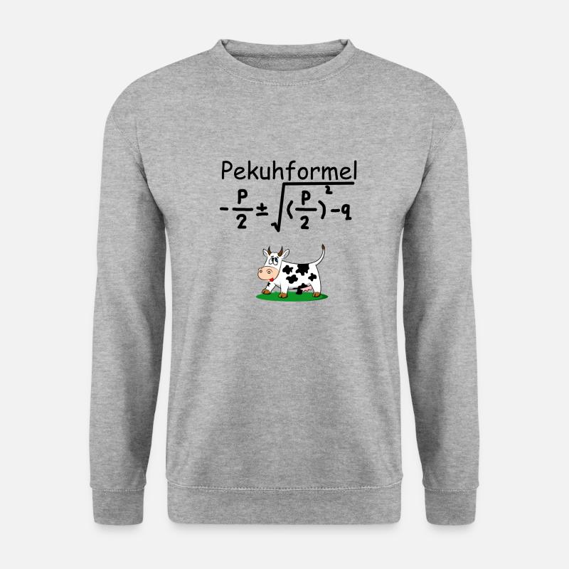 pq kuh formel - Unisex Pullover - Weißgrau meliert