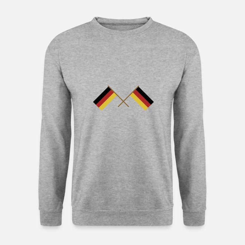 Deutschland - Unisex Pullover - Weißgrau meliert