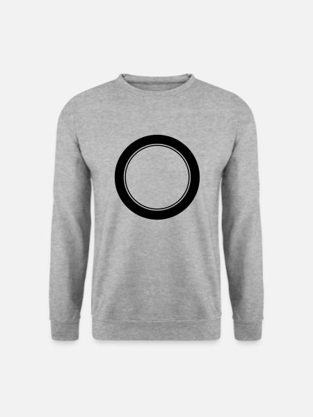 Logo // Jubiläum Emblem // Mannschaft // Verein - Unisex Pullover - Weißgrau meliert