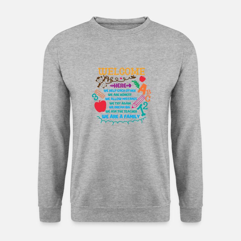 class rules - Unisex Sweatshirt - salt & pepper