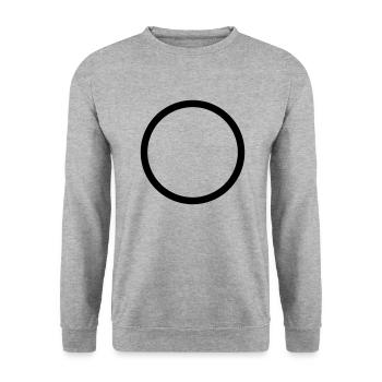 Cercle - Sweat-shirt Unisexe - gris chiné - Devant - Alina (178cm) & Michal (187cm)