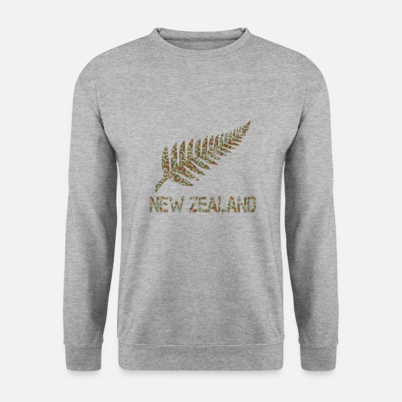 New Zealand Maori - Unisex Pullover - Weißgrau meliert