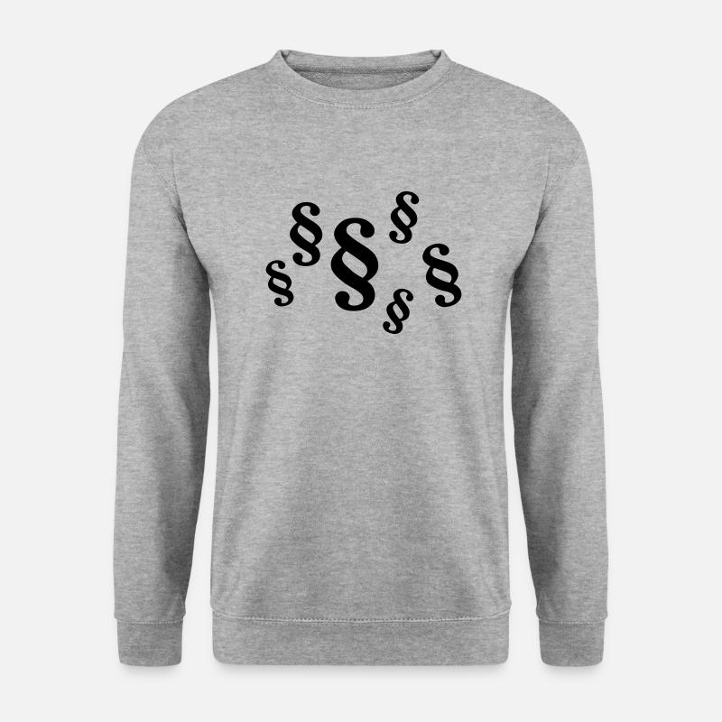 Paragraph - Unisex Pullover - Weißgrau meliert