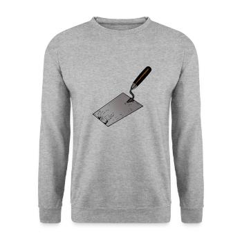 Maurer Kelle - Unisex Pullover - Weißgrau meliert - Vorne - Alina (178cm) & Michal (187cm)