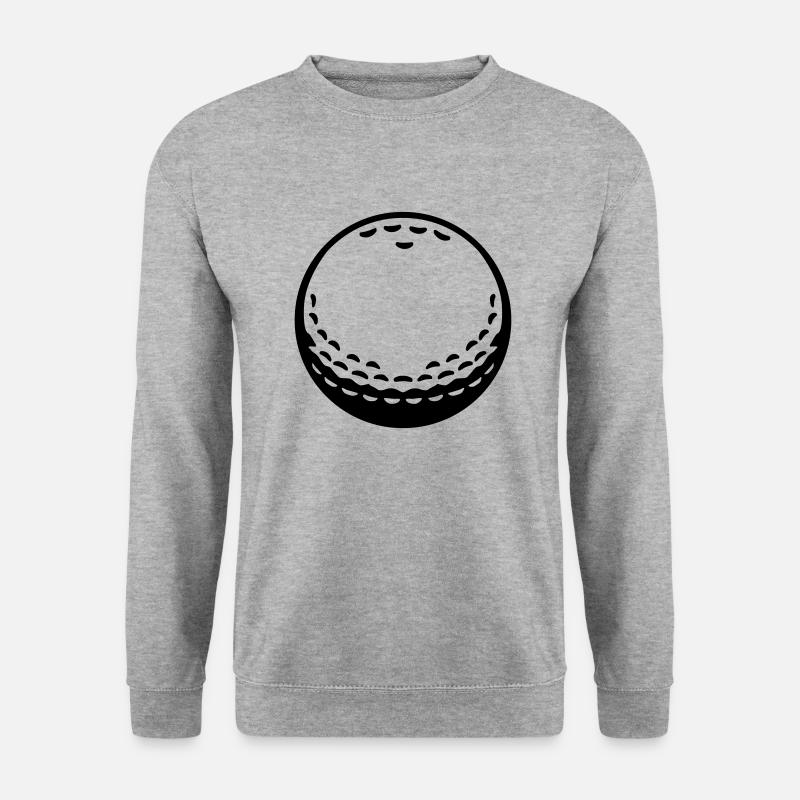 Golf - Unisex Pullover - Weißgrau meliert