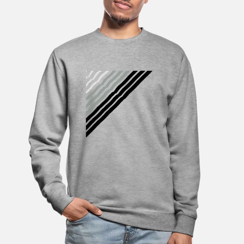 Triangular shape Many lines lines pattern Unisex Sweatshirt