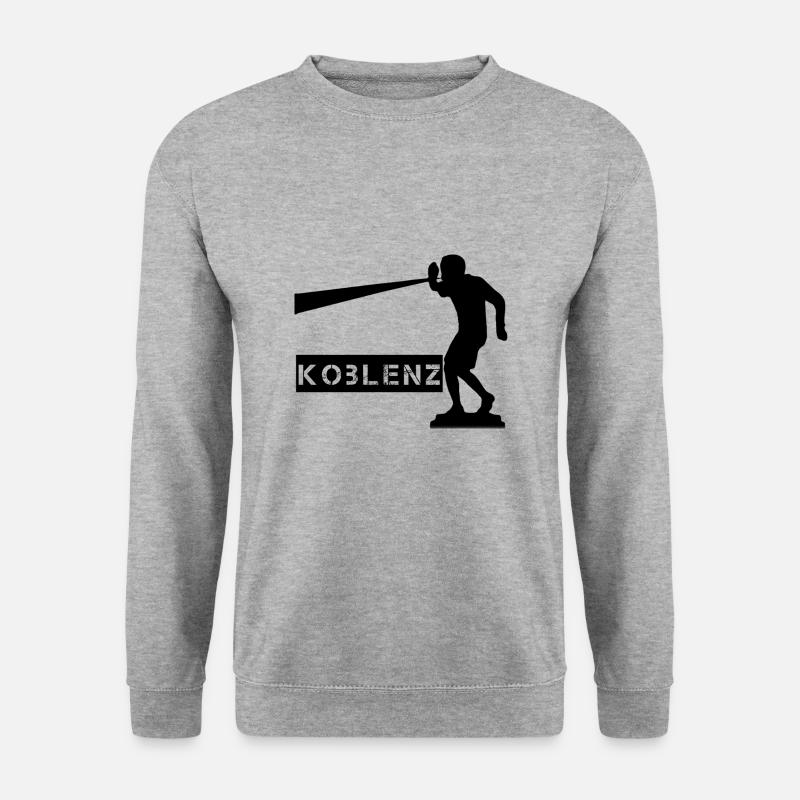 Koblenzer Schängel - Unisex Pullover - Weißgrau meliert
