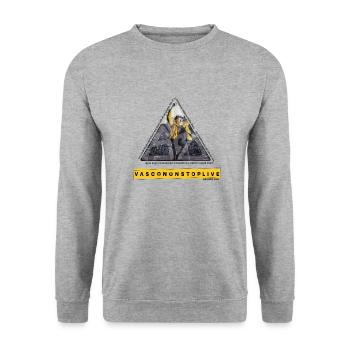 VASCO TRIANGLE - Unisex Sweatshirt - salt & pepper - Front - Alina (178cm) & Michal (187cm)